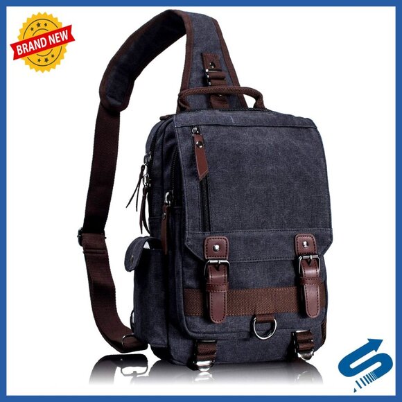 Other - Retro Canvas Messenger Bag Crossbody Sling Vintage Unisex Travel Daypack